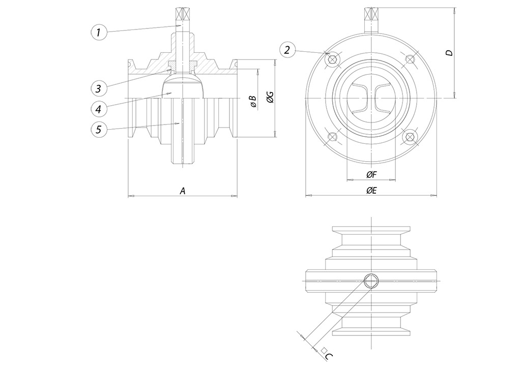 OMAL微型蝶閥                          Item 494