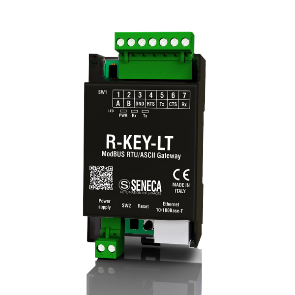 意大利Seneca 1端口ModBUS-RTU/ASCII工業(yè)網(wǎng)關(guān)R-KEY-LT